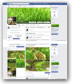 Jardinages sur Facebook